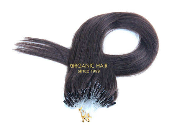 Micro bead hair extensions natural hair extensions #2